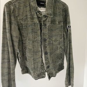 HURLEY CAMO UTILTY JACKET